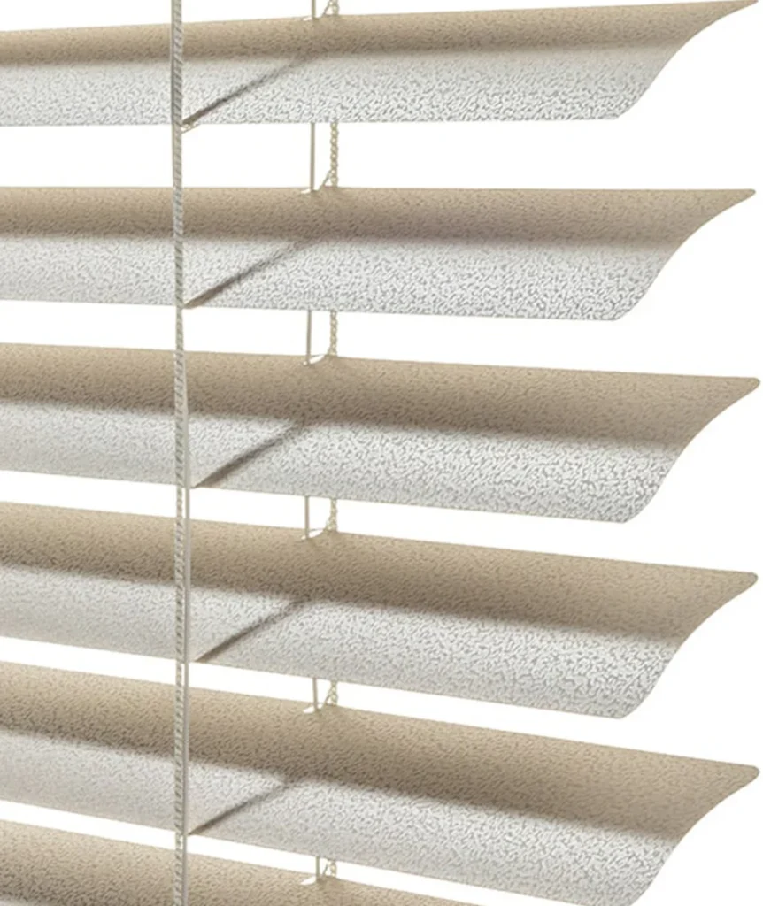 Aluminum blinds in a clean contemporary Calgary office