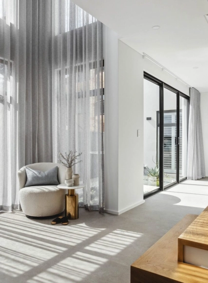 Sheers interior example