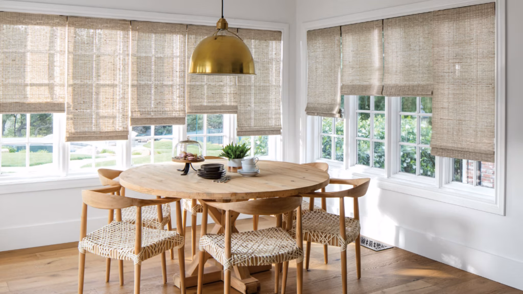 Comparison of sheer, solar and opaque window-covering materials